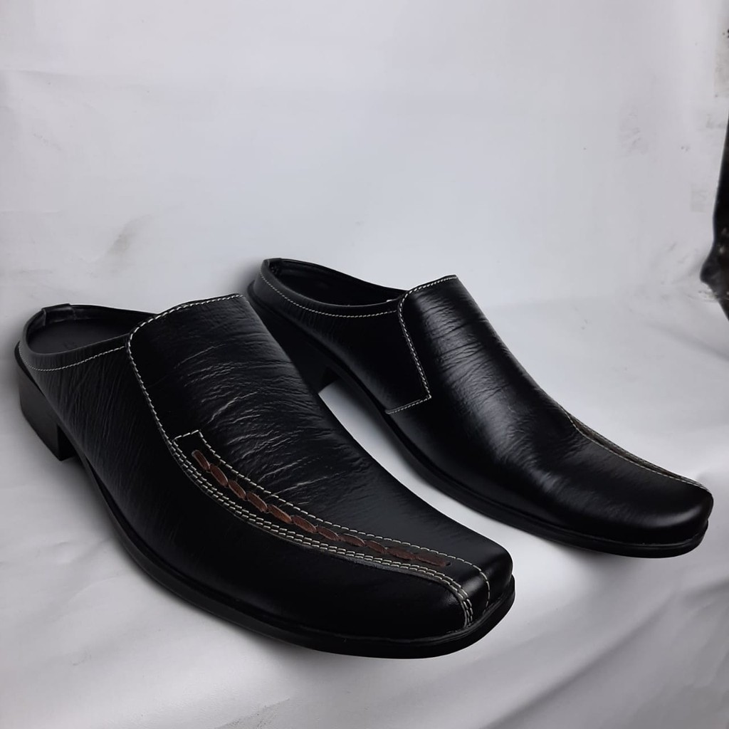 SEPATU TUTONG/BUSTONG/BUTOG COWO SULAM ELEGAN CASUAL PRIA KULIT ASLI GARUT