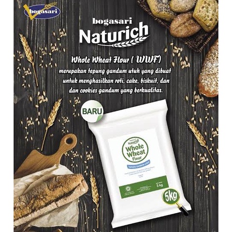 

PROMO [COD] Bogasari Naturich, Tepung terigu whole wheat