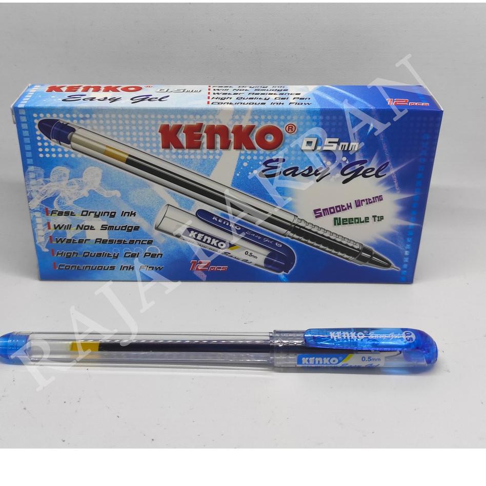 

Grosir Sekarang Pulpen Kenko Easy Gel 05 Hitam / Biru - 1 Lusin