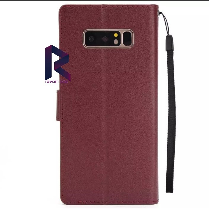 SAMSUNG GALAXY NOTE 8 CASE FLIP WALLET LEATHER KULIT PREMIUM SARUNG BUKA TUTUP FLIP CASE SAMSUNG NOTE 8