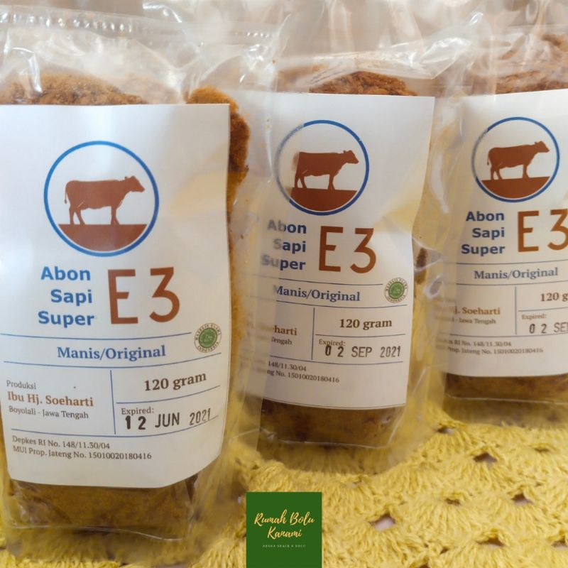 

TERMURAH!! ABON SAPI SUPER ASLI DARI JATENG 120gr