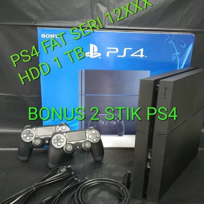 PS4 PLAY STATION PS4 SERI 12 HDD 1TB - Hitam