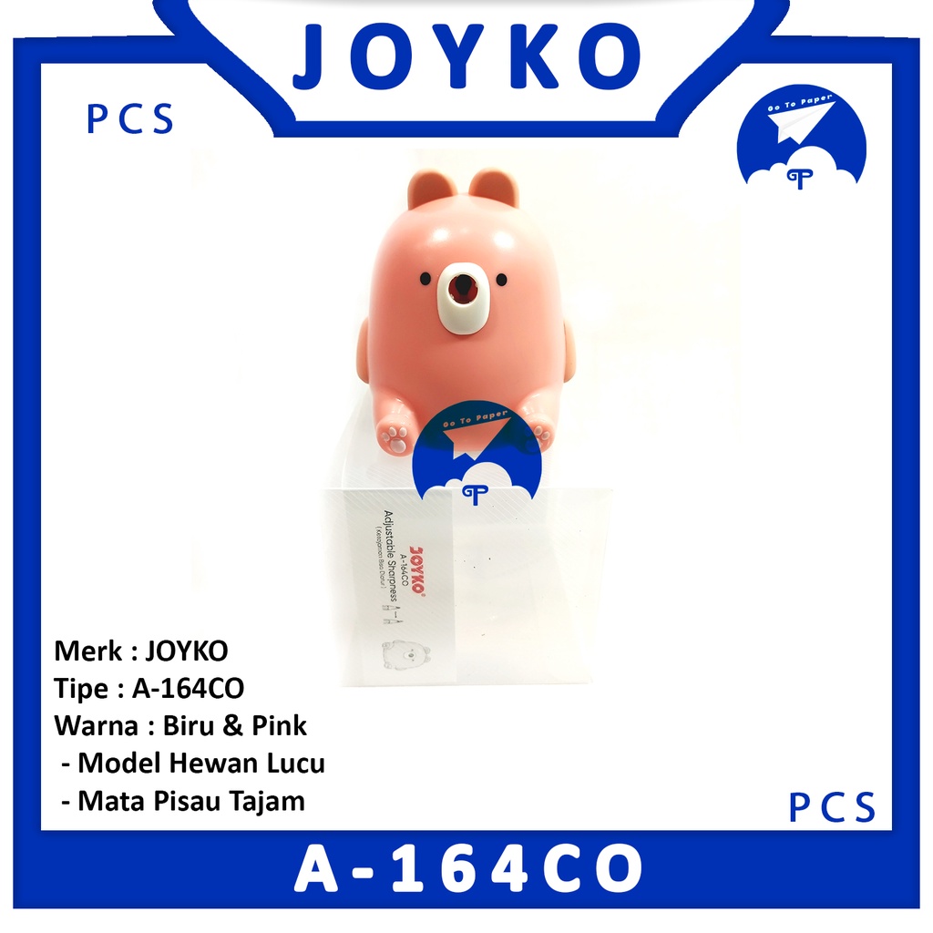 

JOYKO - Rautan Pensil Model Hewan A-164CO Warna - Pcs