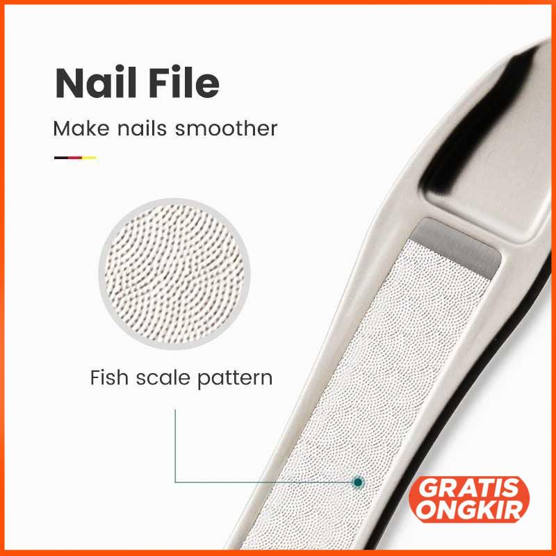 Gunting Kuku Nail Clippers Stainless Steel - Mr-11112