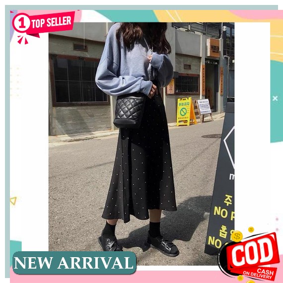 Rok Wanita Skirt Terlaris Sepan Olahraga Import Korea P5F2 Kotak Elegan Klok Rempel Kekinian Polos P