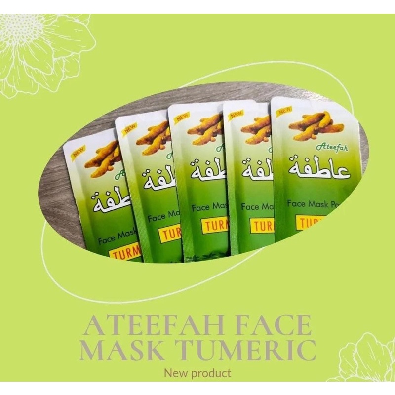 b.cx - ateefah face mask - masker bubuk ateefah original bpom - masker bubuk ateefah green tea