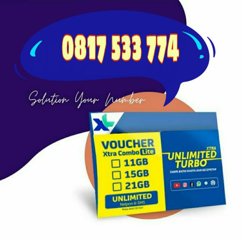 Nomor Cantik XL 10 DIGIT PRABAYAR