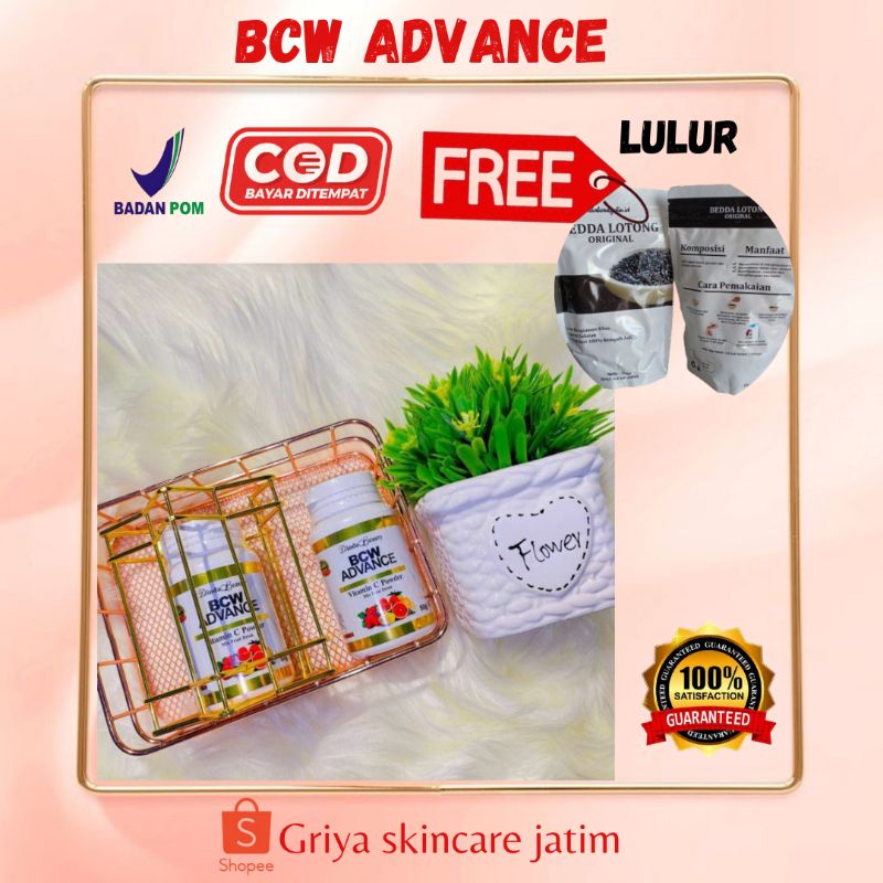 BCW ADVANCE / ORIGINAL / BPOM / VITAMIN PEMUTIH KULIT / MINUMAN PEMUTIH BADAN / SERBUK PEMUTIH BADAN