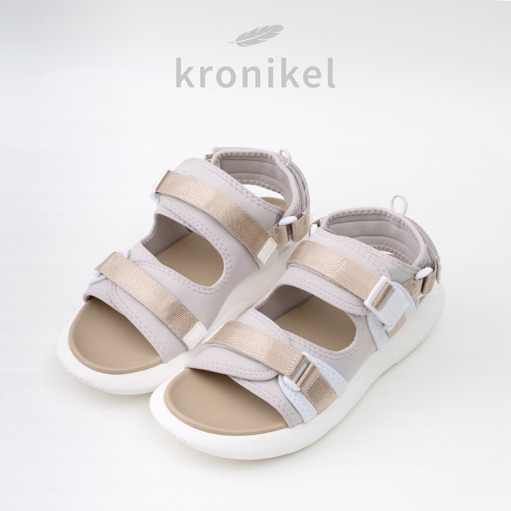 [PREMIUM LOKAL BRAND] KRONIKEL PROJECT // SANA 2-in-1 Sandals - Gold