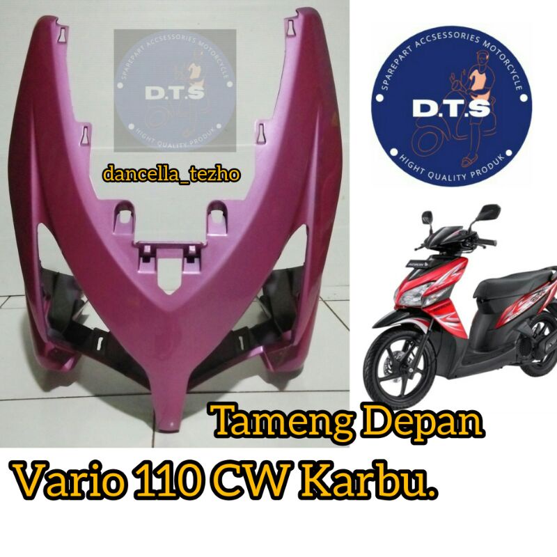 TAMENG DEPAN VARIO 110 KARBU WARNA MERAH MUDA/PINK / BODI DEPAN VARIO CW 110 KARBU LAMA