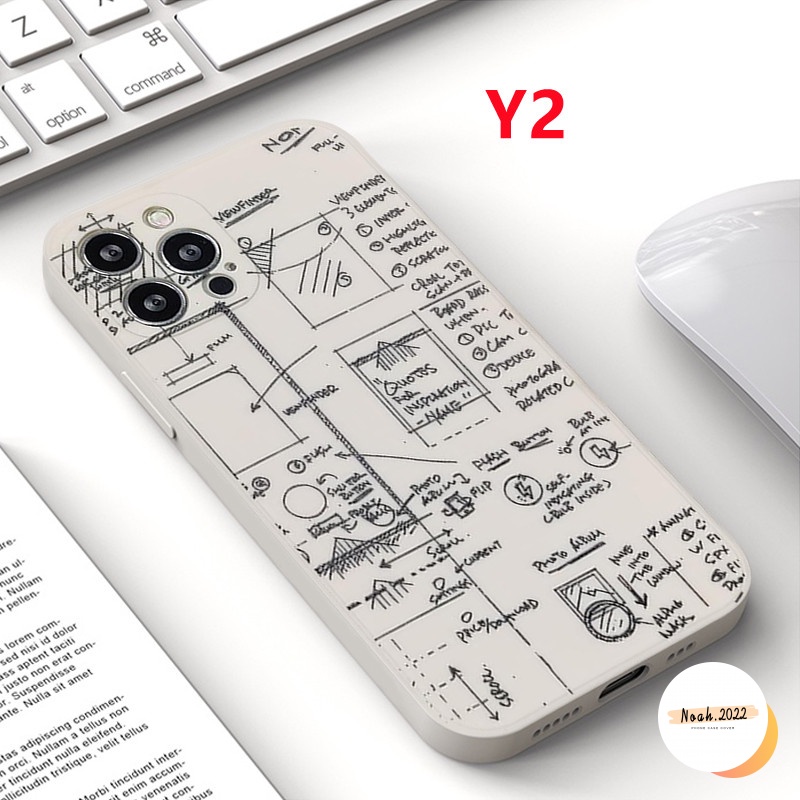 Soft Case TPU Motif Tulisan Matematika Untuk Xiaomi Poco M3 X3 PRO Redmi 9A 10 9 9T 9C Note 10S 8 9 10 PRO Plus 10 PRO MAX