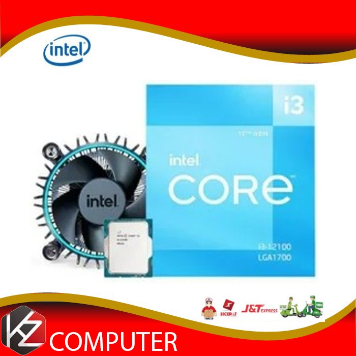 Intel Core i3 12100 4 Core 8 Threads Alder Lake - LGA1700Intel Garansi Resmi