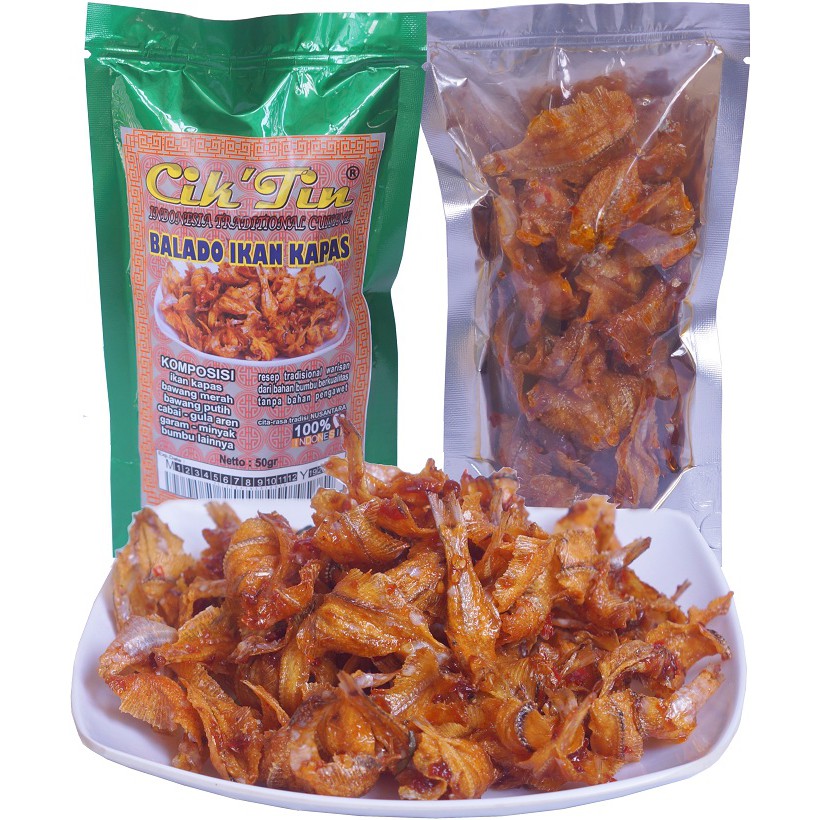 

Balado IKAN KAPAS 50gr