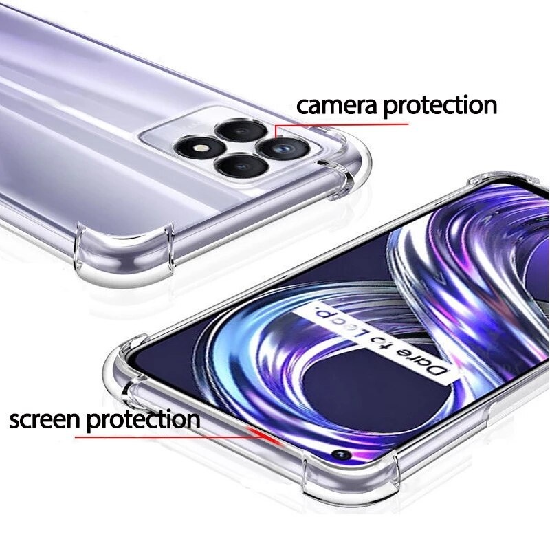 REALME NARZO 50A 50 NARZO 50 PRIME C21Y C11 2020 C12 C15 CASE HD BENING CRACK PREMIUM CLEAR BENING TRANSPARAN PROTECT CAMERA CASING COVER SILIKON BENING PELINDUNG KAMERA