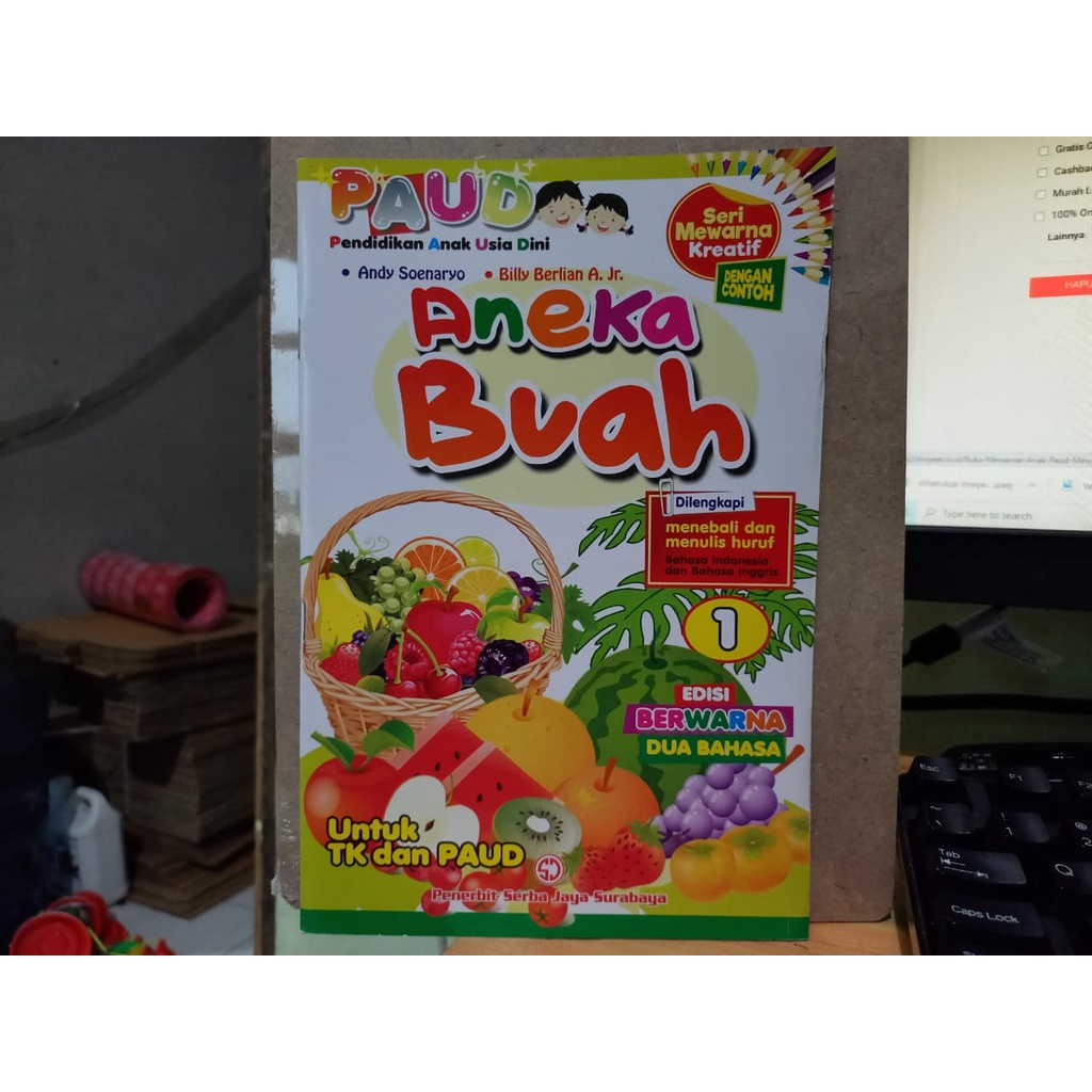 Paket Buku mewarnai anak PAUD Buku Seri Mewarnai Kreatif (Isi 6 Buku)
