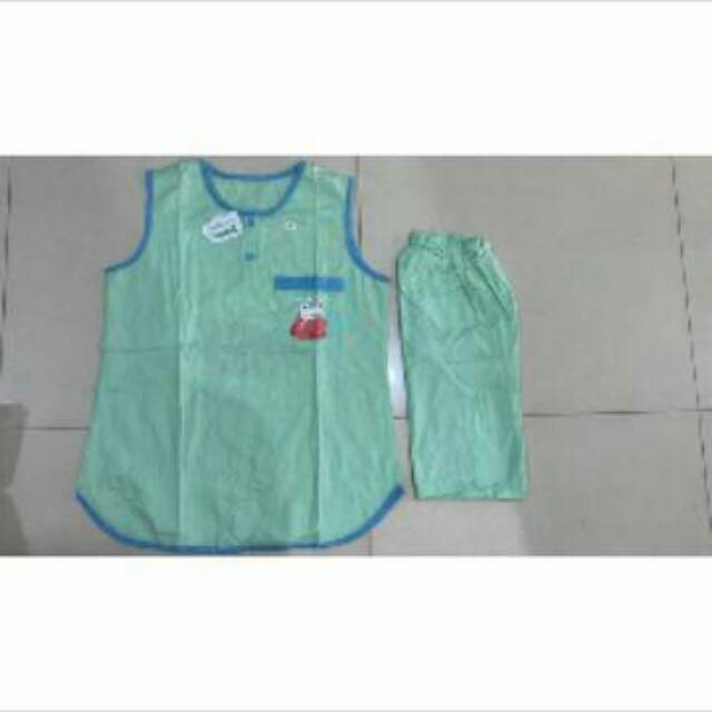 Yumico baju tidur/ pajamas wanita katun jepang buntung YBT