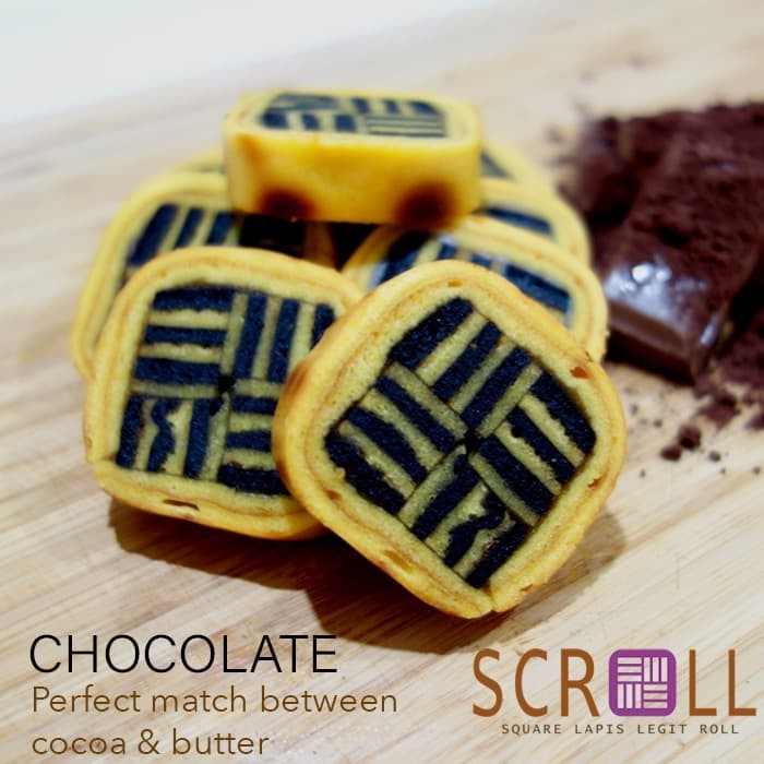 

SCROLL - Kue Lapis Legit Roll Chocolate