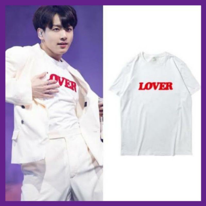 Baju Kaos BTS Jeon Jungkook LOVER