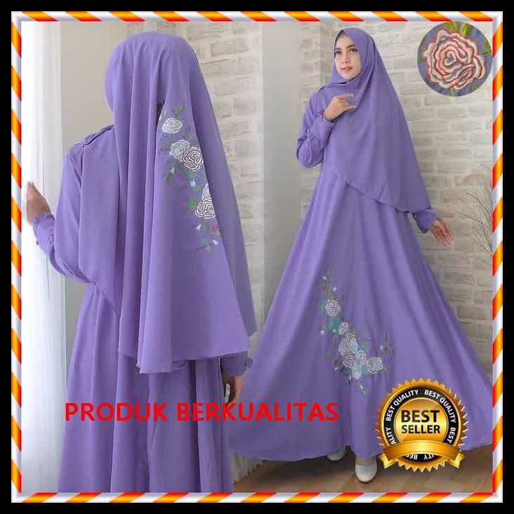 k658 gamis lavenia syari - gamis pesta - gamis rempel - gamis syari jumbo w2ig