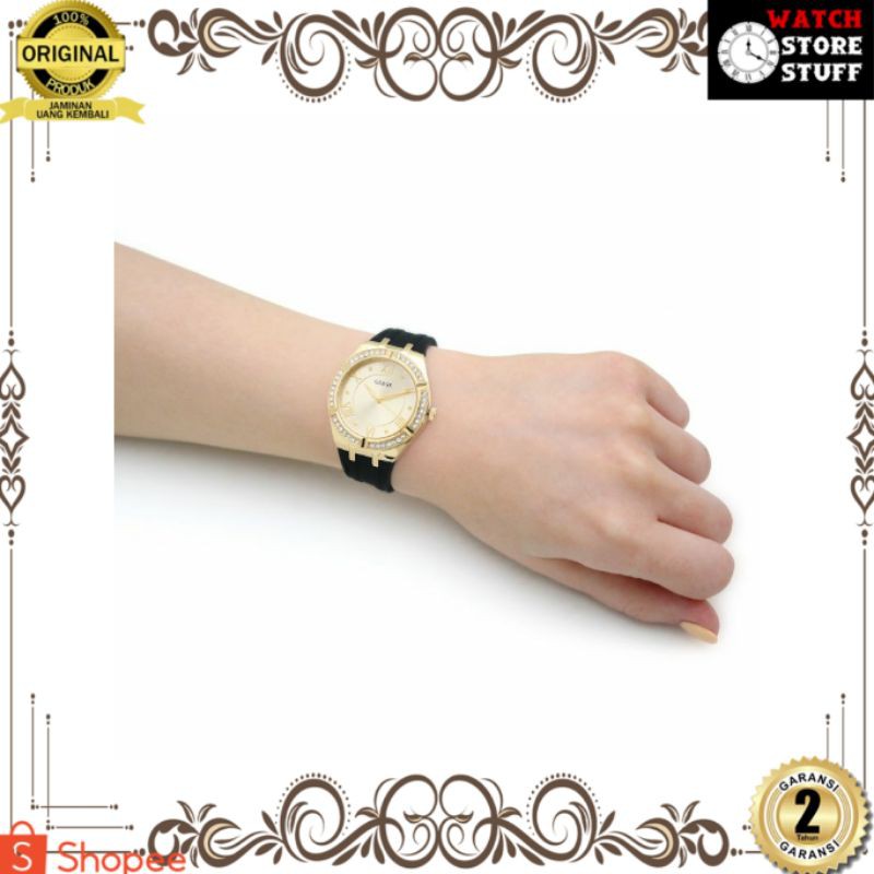 [gu3ss GW0034L1] - JAM TANGAN PRIA WANITA | RANTAI | KULIT | KARET | MURAH | WANITA TALI RUBBER