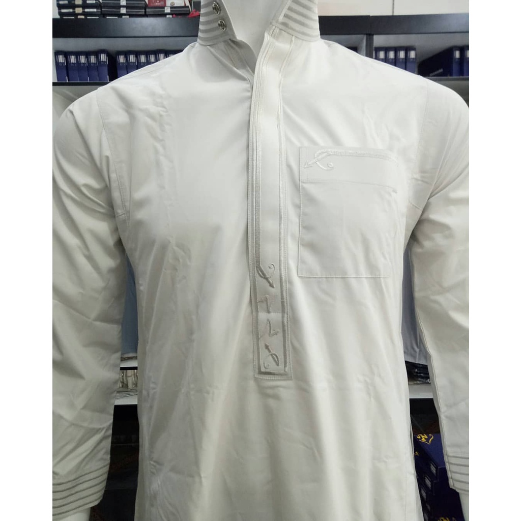 GAMIS THOBE JUBAH PRIA DEWASA IMPORT SAUDI AL-SHIAKA ZAKHRAFAT