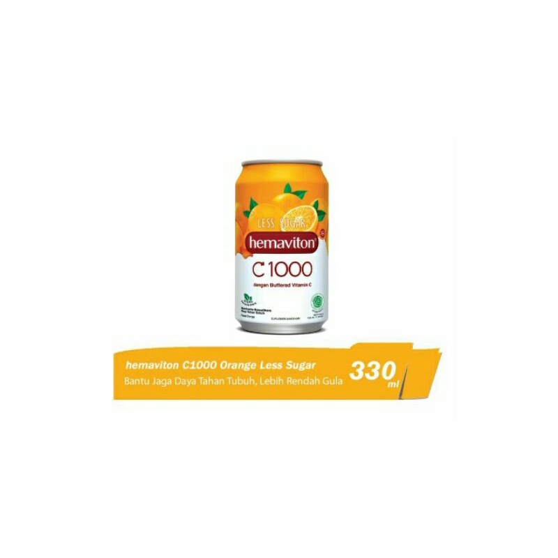 Hemaviton Vitamin C1000 Less SugarOrange 330MI