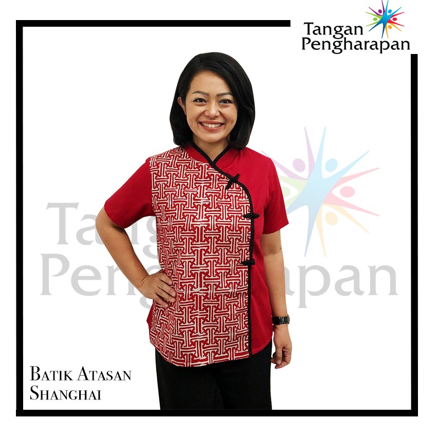 Atasan Batik Wanita Shanghai - Tangan Pengharapan