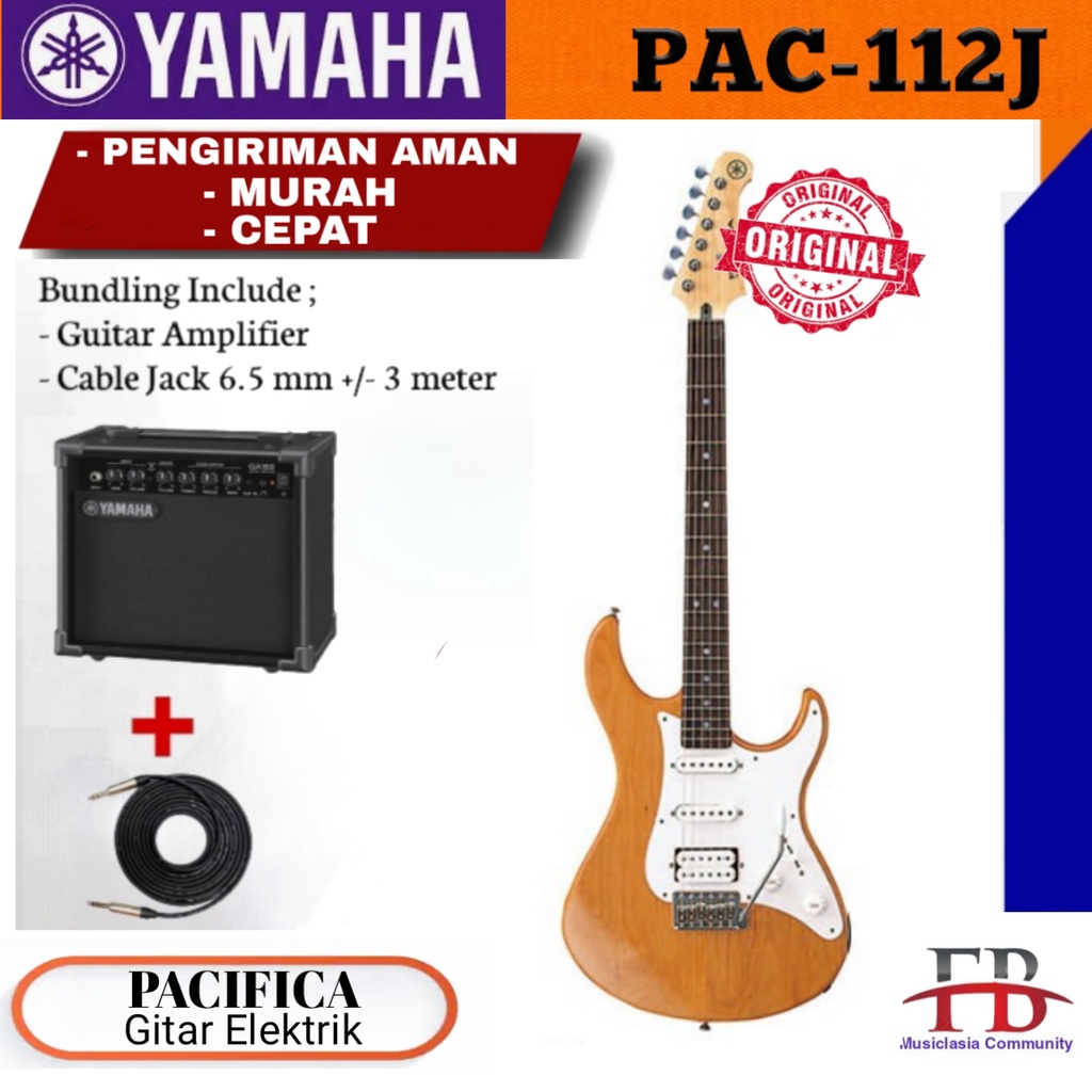 Yamaha Gitar Elektrik PACIFICA PAC112J / PAC 112J / PAC-112J / PAC 112 J / PAC 112 J