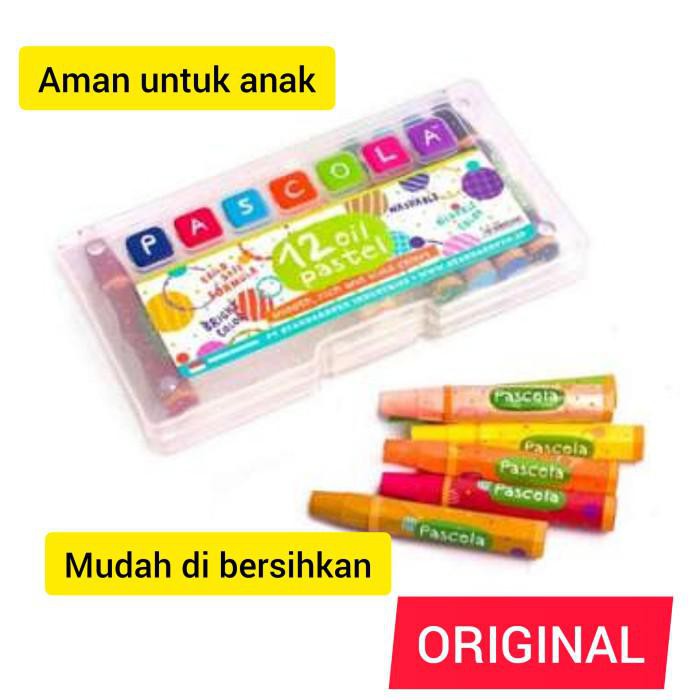 

PROMO - Crayon Warna Nyata Pascola 12 Pastels