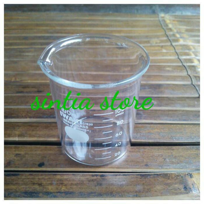 BEAKER GLASS / GELAS BEAKER 100 ML PYREX IWAKI DISKON