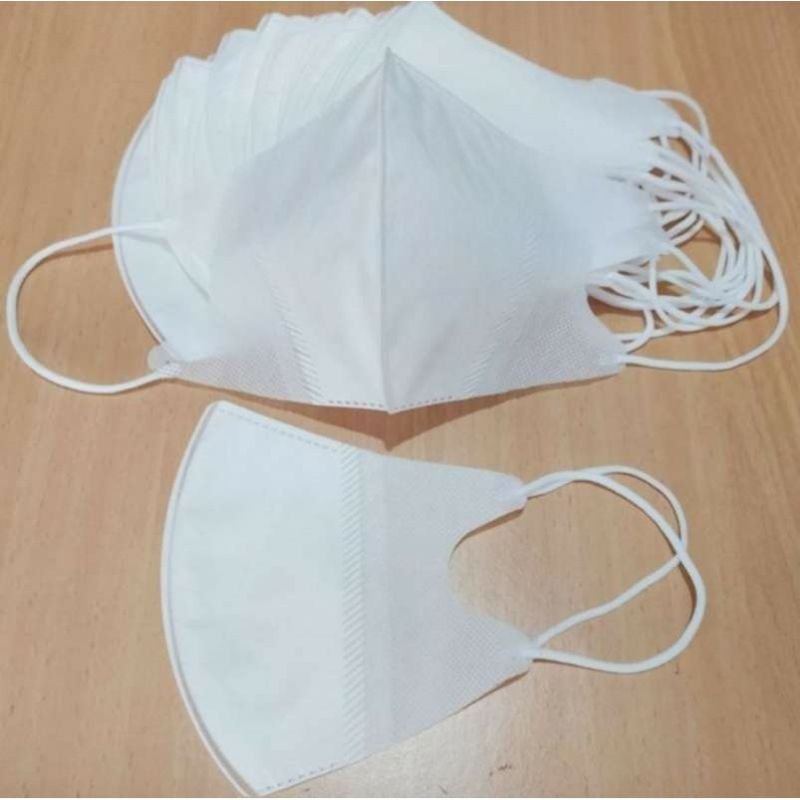 Masker Duckbill Putih 3 ply Masker Non Medis Isi 50 Tanpa Dus