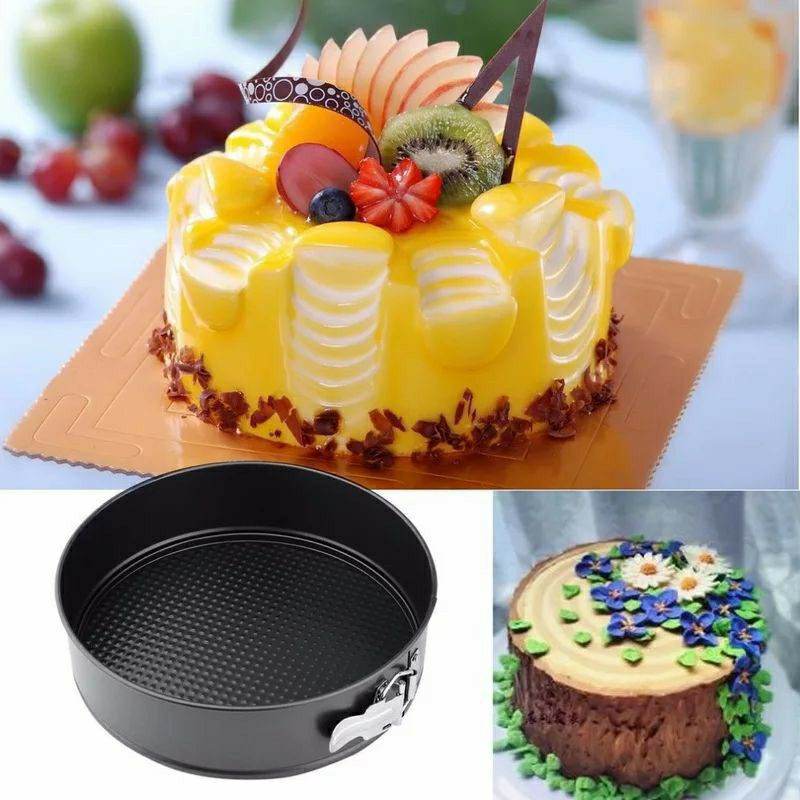 [BISA COD] Loyang Kue isi 3 PCS Cetakan Kue Cake 3in1 Mold loyang Bolu Hati Bulat Persegi Bongkar Pasang