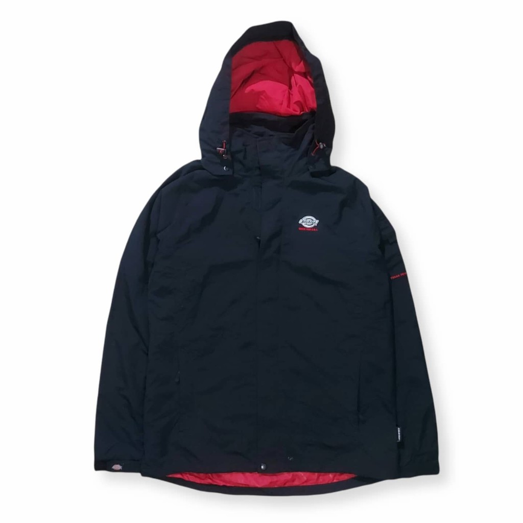 Jaket Outdoor DICKIES ECWCS Hitam Merah Second Original