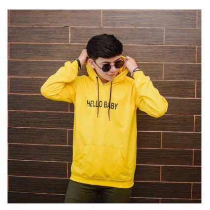 HELLO BABY HOODIE UNISEX - ATASAN HALUS TEBAL PREMIUM