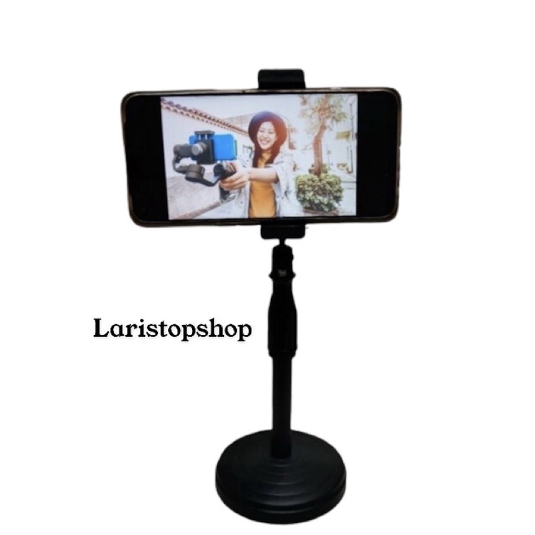 Stand Holder HP Dekstop Meja Universal Multifungsi / Stand Holder Bracket Smartphone Live Brodcast Universal HP For Zoom Meeting / Standing Meja Dekstop Dudukan Handphone / Holder Meja / Holder Stand Live