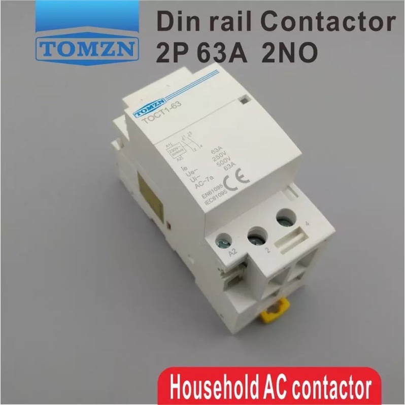 Kontaktor TOCT1 2P 63A 1NO 1NC 2NO 2NC 220V 50/60Hz