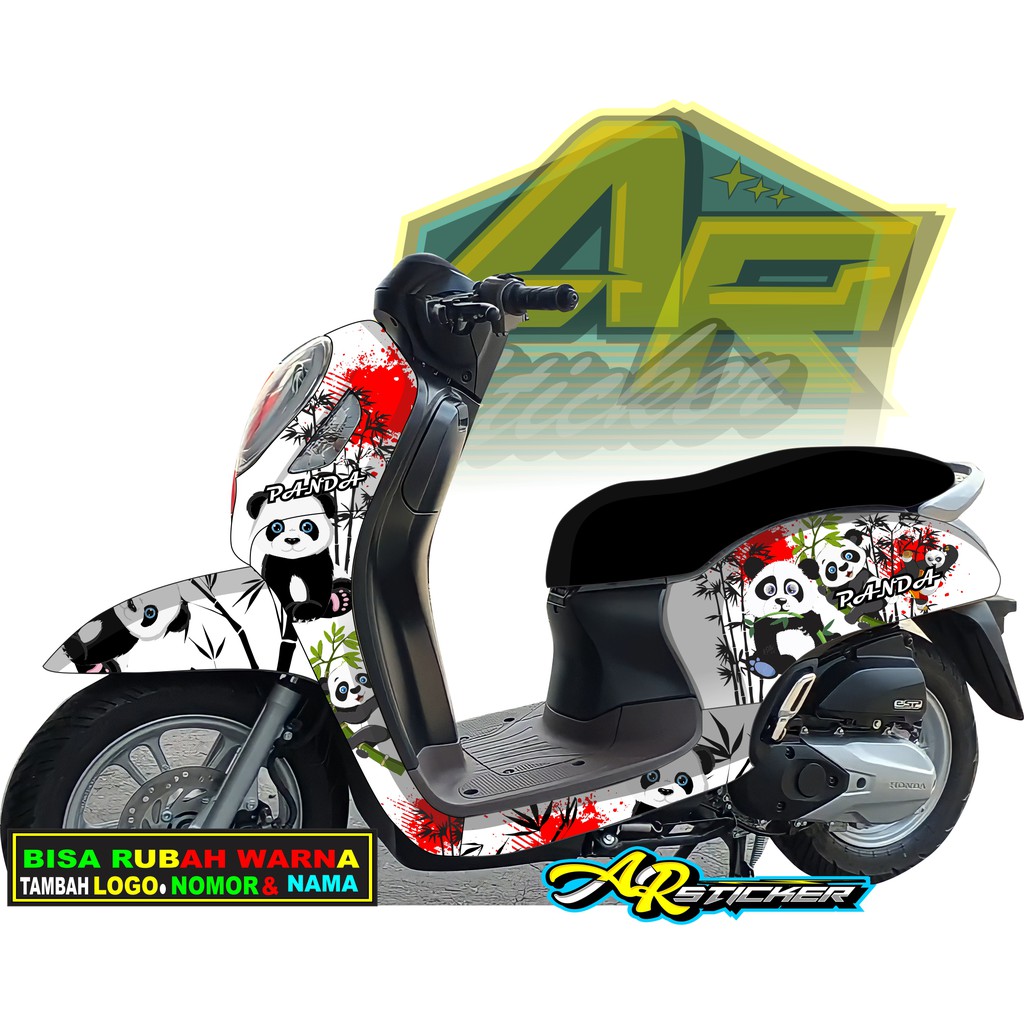 Decal scoopy 2021 / STIKER SCOOPY 2021 /  Decal Scoopy full body Full Blok Decal Scopy Dekal New Fi 