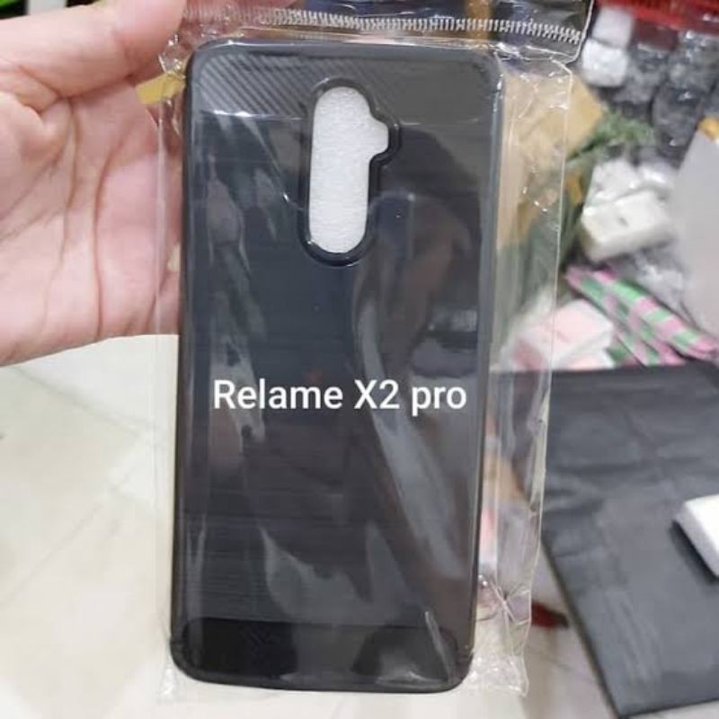 Case Realme X2 Pro Fiber Carbon Premium Ultimatte