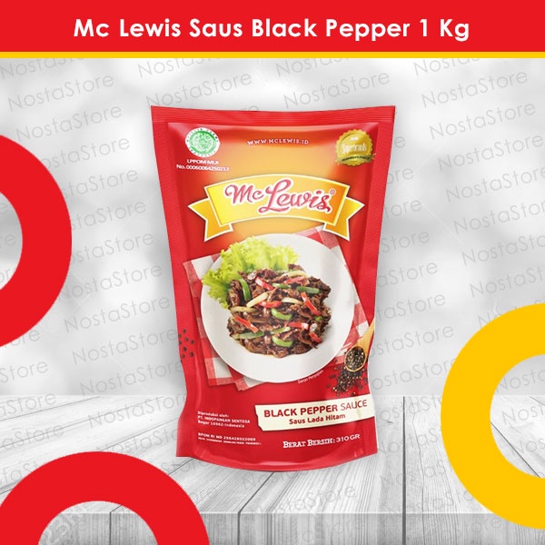

Mc Lewis Saus Blackpapper Kemasan 1Kg