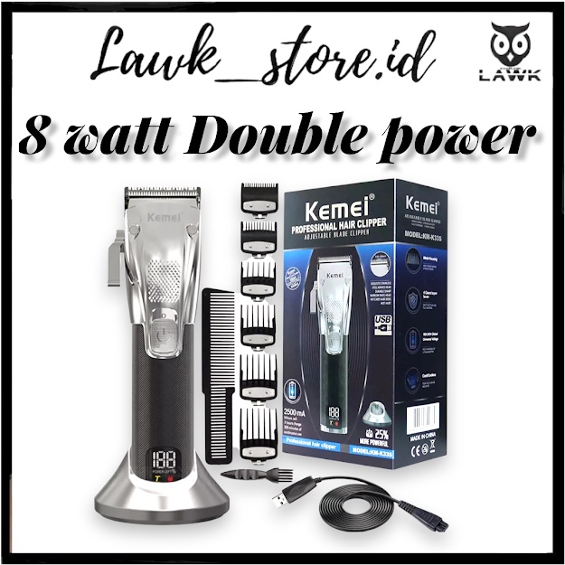Kemei km-k33s mesin cukur rambut kemei km k33s turbo hair clipper keme
