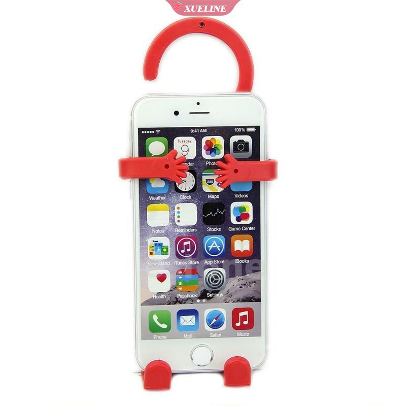 Stand Holder Handphone Universal Bahan Silikon Flexible Untuk Mobil