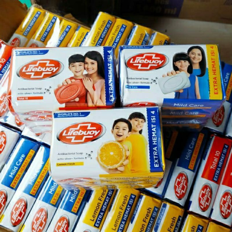 Sabun Lifeboy 75 GR/ Sabun Cucii Tangan / Sabun Batangan / Sabun Mandi / Sabun Perawatan Tubuh / Sab