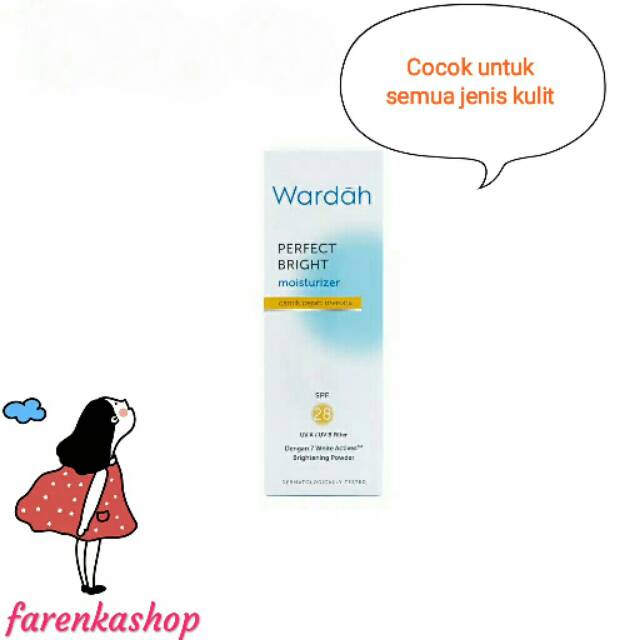 MOISTURIZER / PERFECT BRIGHT / PELEMBAB WARDAH MENCERAHKAN /