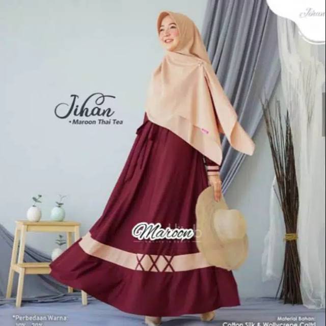 Gamis jihan dress COD termurah