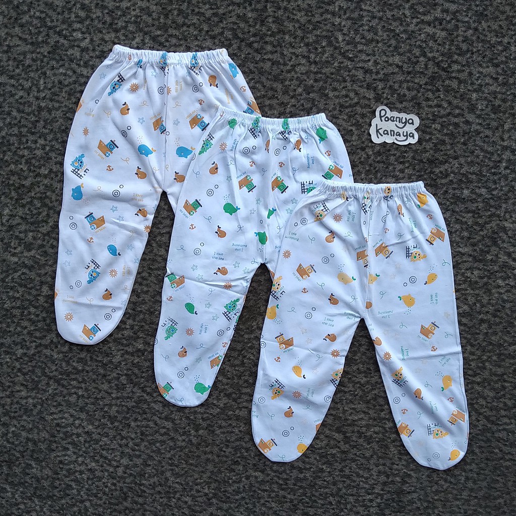 CN55 Celana Panjang Bayi Tutup Kaki  Size S A R Shopee 