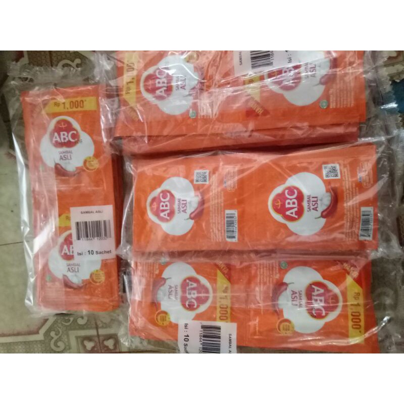 

SAOS ABC SASET 18GRAM ISI 10 MURAH