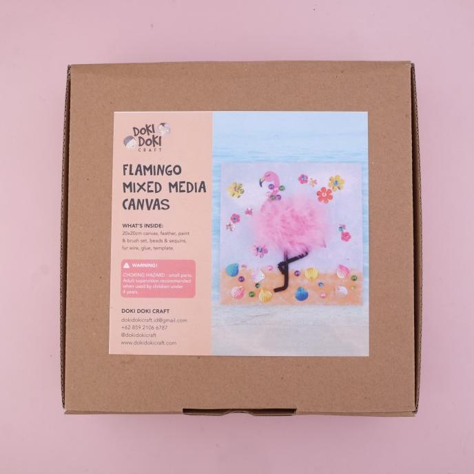 

BISA COD Flamingo Mixed Media Canvas Craft Kit - Doki Doki Kids Activity Fun/CAT AKRILIK SET/CAT AKRILIK SET 24 WARNA/CAT AKRILIK PASTEL/CAT AIR/CAT AIR LUKIS SET/CAT AIR GIOTTO/KUAS LUKIS 1 SET/KUAS LUKIS KECIL/KUAS LUKIS LENGKAP/KANVAS LUKIS/KANVAS