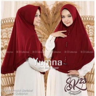HIJAB JERSEY JUMBO YUMNA DAILY HIJAB JUMBO SK 23 HIJAB COLLECTION grosirjilbab.