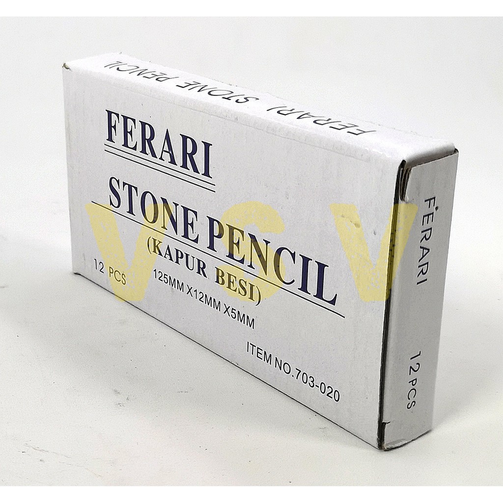 Ferari kapur besi / stone pencil / kapur besi ferari