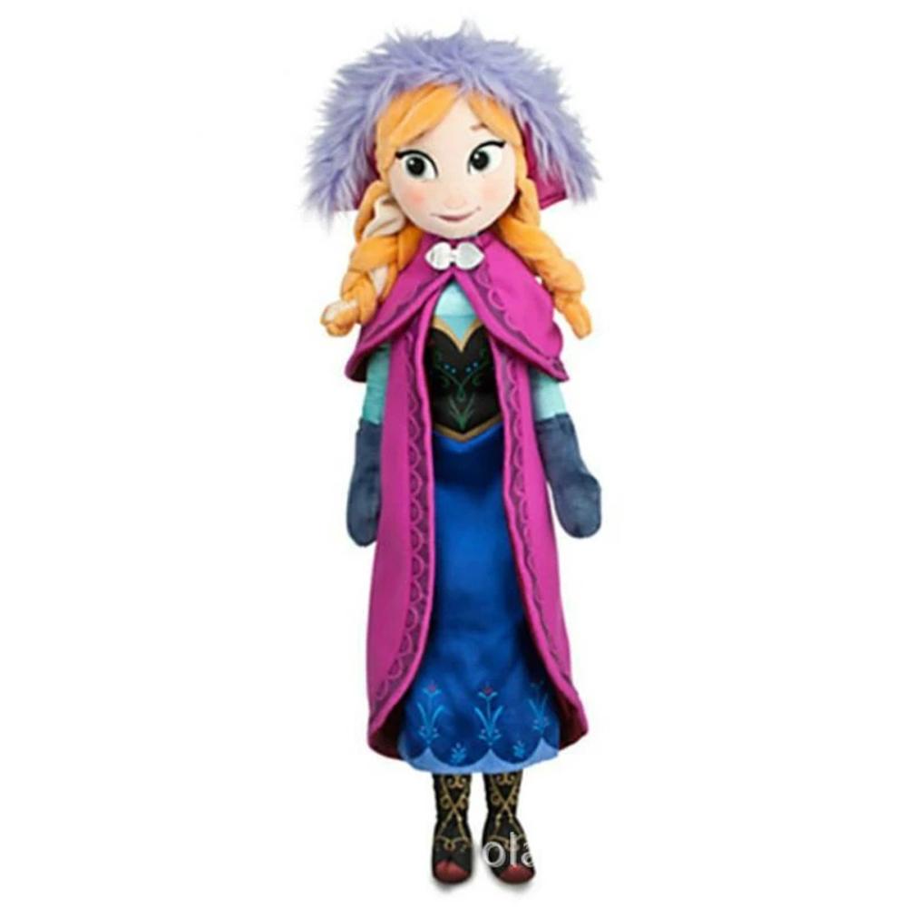 Boneka QUINTON Anna Elsa Hadiah Natal Kartun Snow Queen Elsa Doll Mainan